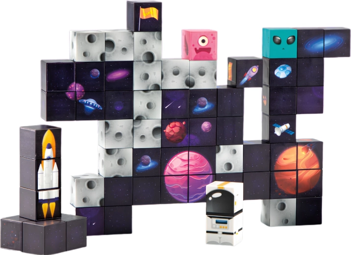 Detailed, colorful graphics on every block