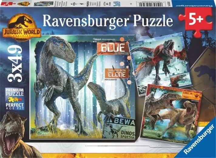 Ravensburgeri pusle Jurassic World: Ülemvõim: 3×49 tükki