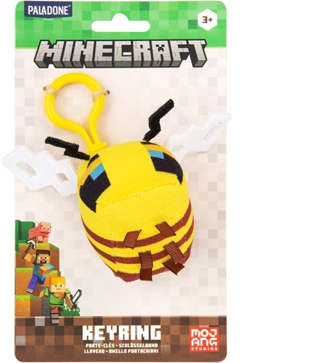 Minecrafti plüüsist võtmehoidja mesilane – 1 tk