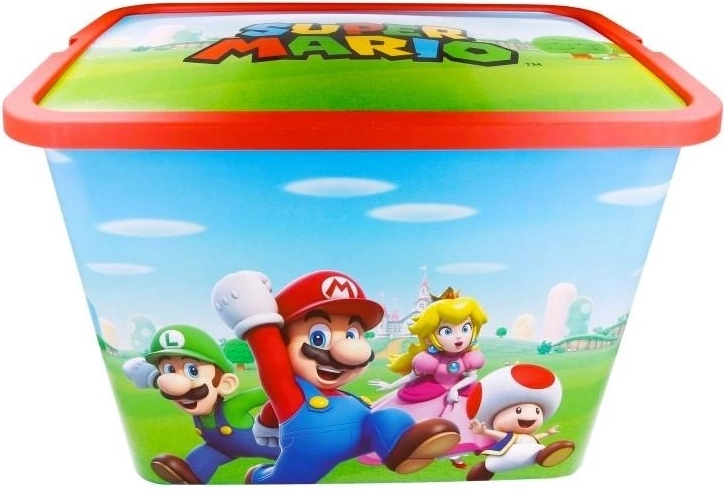 Storage box with lid Super Mario 23 l