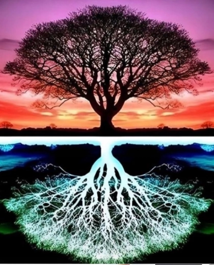 Diamond Painting Tree 30x40 cm
