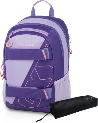 Õpilase seljakott ja pinal Oxybag Sport Half violet