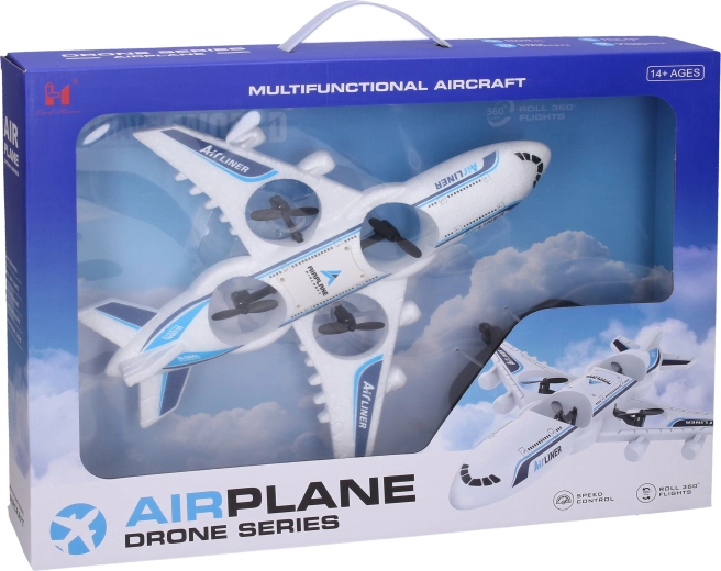 RC droon lennuki kujuline kaugjuhitav 2,4 GHz 31 × 28 × 6 cm – 1 tk