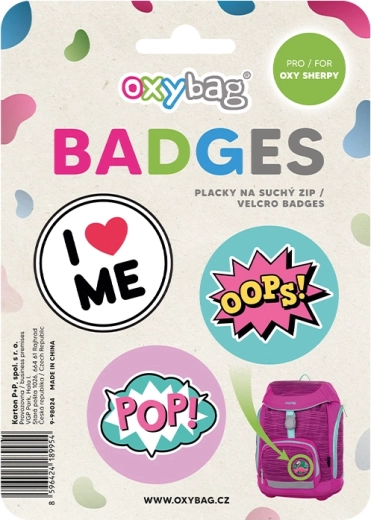 Set of interchangeable Velcro badges for OXY Sherpy Crazy
