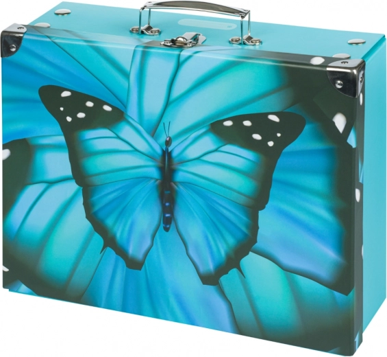 Foldable School Case Butterfly with Metal Fittings BAAGL