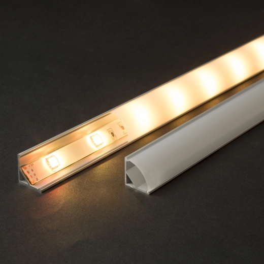 Opaalkate alumiiniumist LED-profiilile, 1 m