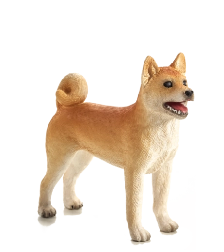 MOJO Shiba Inu koera plastfiguur