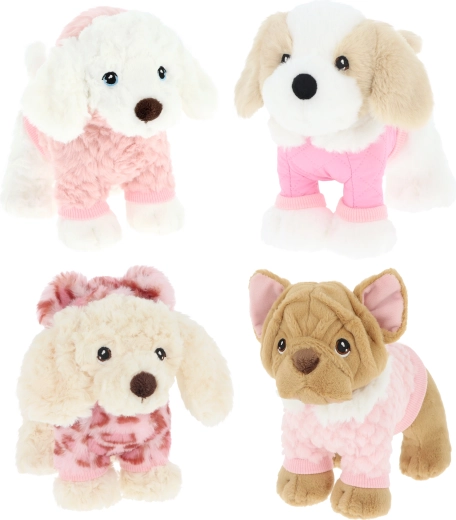 Keel Toys plush puppy in an outfit 18 cm (4 types)