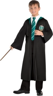 Laste Slytherini kostüüm lastele vanuses 4–6 aastat