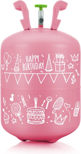 Up to 30 balloons from one cylinder
