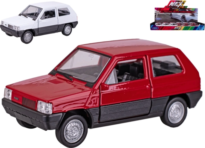 Welly Fiat Panda – metallist automudel tagasitõmmatava vedrumehhanismiga