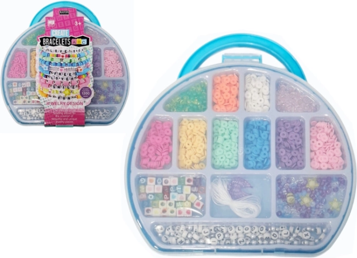 Bead set with accessories for making jewelry