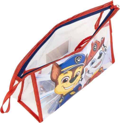 Transparent zip pouch for easy overview