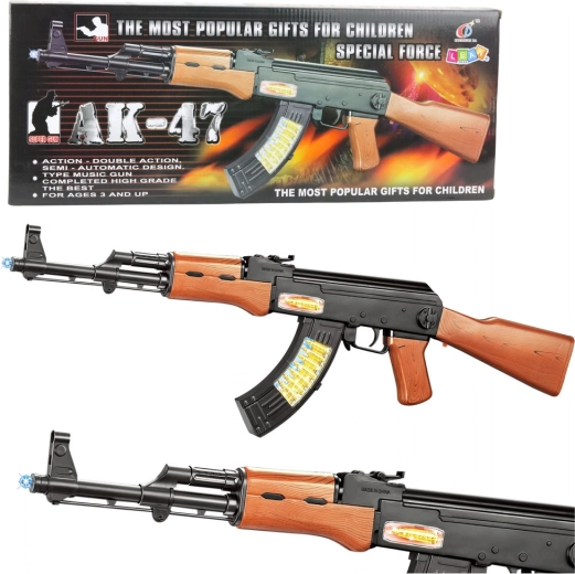 Laste mänguasi AK-47 valguse ja helidega 68,5 cm