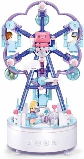 SLUBAN Music Box Happy Carousel Building Set