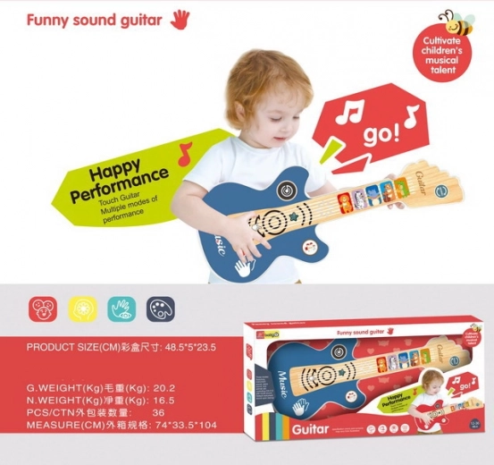 Children’s electric guitar with light effects