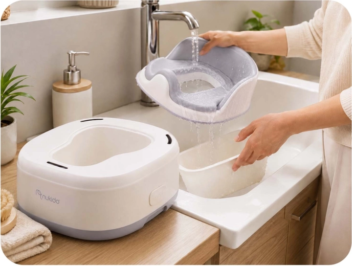 Quick cleaning thanks to the removable insert