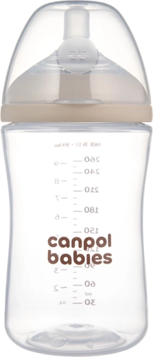 Canpol babies koolikutevastane pudel Natural shape 260 ml