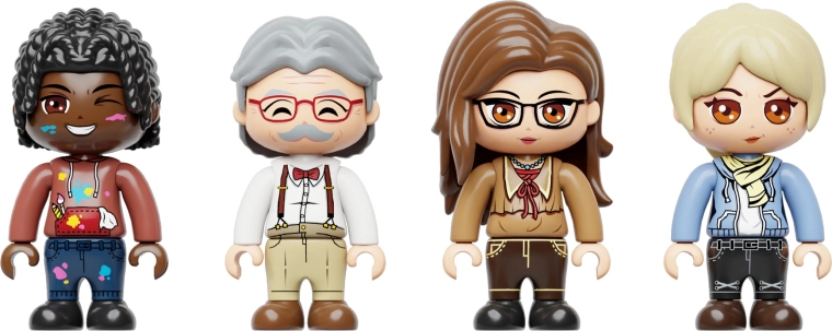 Minifiguurid stseenide ja loova mängu jaoks