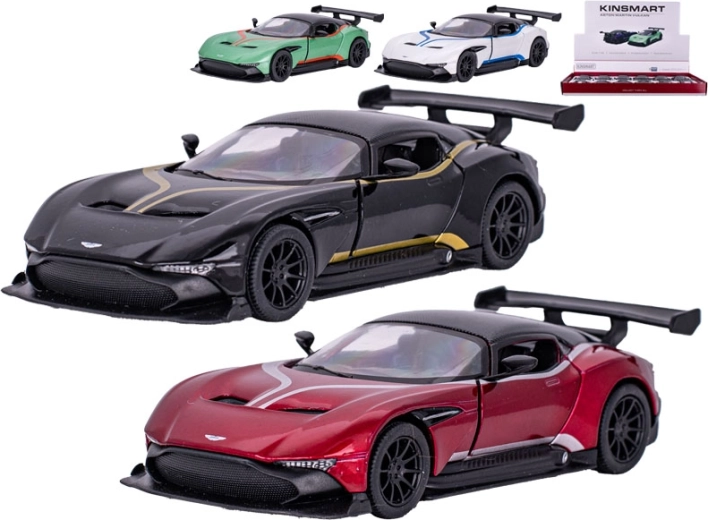 Metal car model Aston Martin Vulcan 1:38 with pull-back drive Kinsmart
