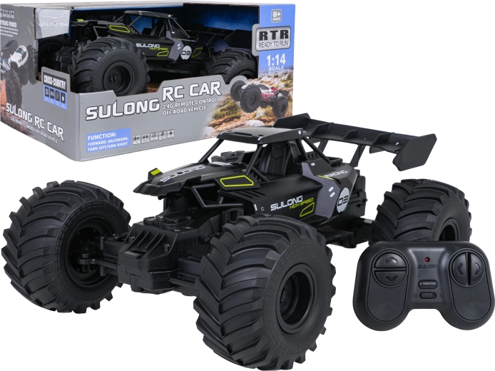 RC-maastikurobot 1:14 metallkere ja 2,4 GHz kaugjuhtimispuldiga