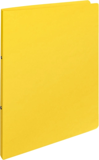 Yellow pressboard binder A4 with 2 rings