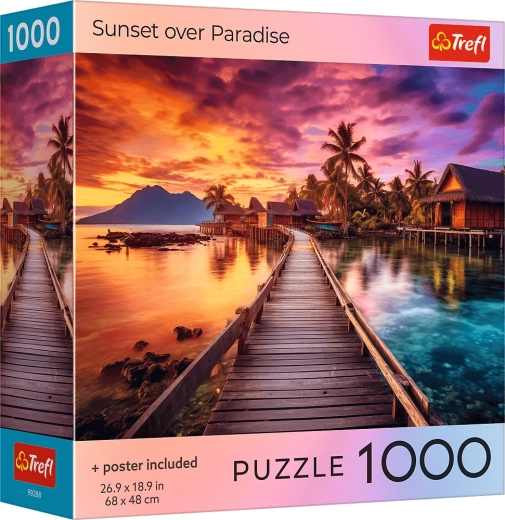 Trefl puzzle Päikeseloojang paradiisi kohal 1000 tükki
