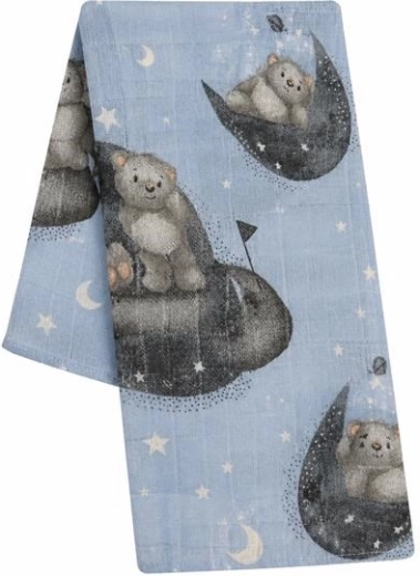 Puuvillane mustriga mähe New Baby Dreams – 1 tk