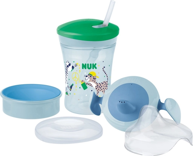 NUK Learn to Drink Set laste joogitass poistele 230 ml