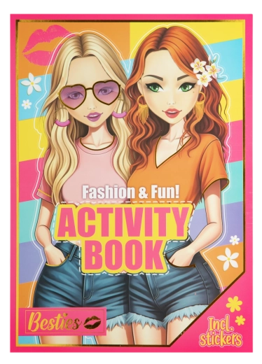 Moeloovuse raamat Fashion and Fun A4 Besties
