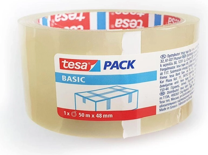 Packing tape 48 × 50 m transparent TESA