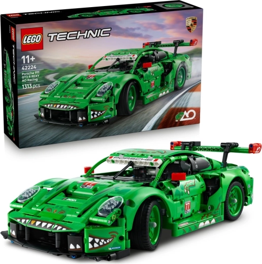 LEGO Technic Porsche 911 GT3 R REXY AO Racing võidusõiduauto