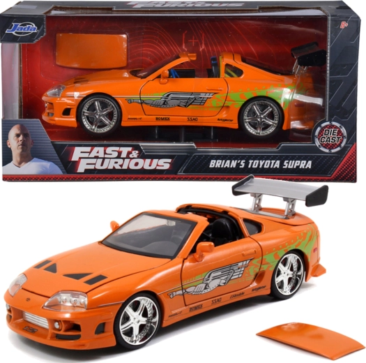 Toyota Supra Fast & Furious metallmudel 19 cm