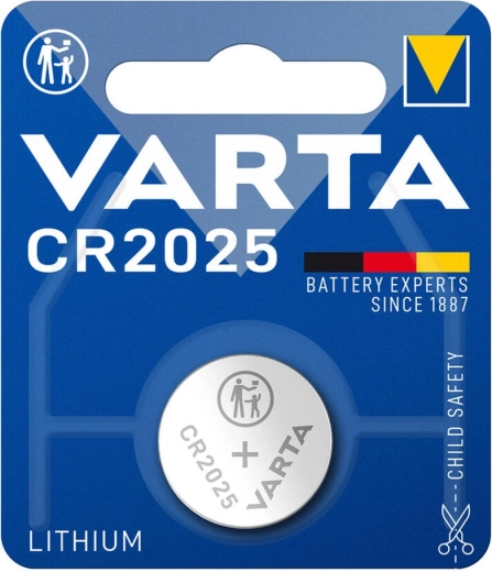 Liitium-nööppatarei CR2025 Varta