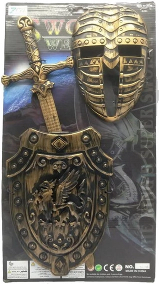 Rüütlikomplekt lastele – mõõk 49 cm
