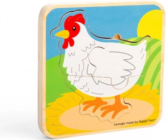 Bigjigs Toys Puzzle Chicken Life Cycle