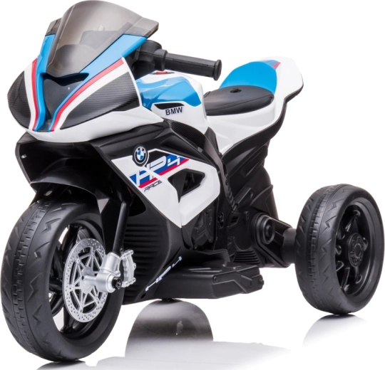 Laste elektriline kolmerattaline BMW HP4 – valge