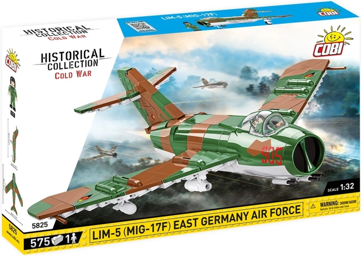 Cobi MiG-17F (LIM-5) Ida-Saksa õhujõudude lennuk 1:32