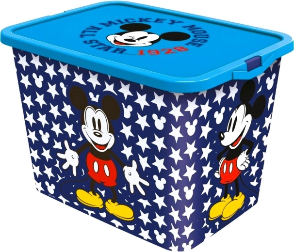 Storage box with clip-on lid Disney Mickey