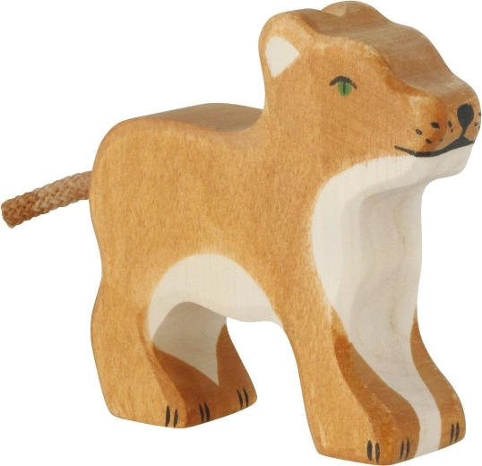 Holztiger väike seisev lõvi – 1 tk