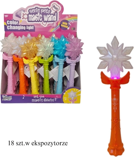 Magic wand with light and sound - 1 piece