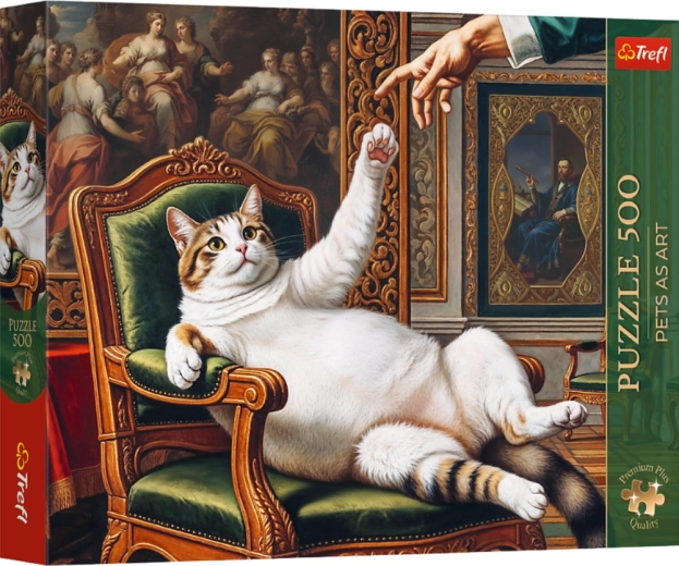 Puzzle 500 Premium Plus – Pets as Art: Tema karvane kõrgus