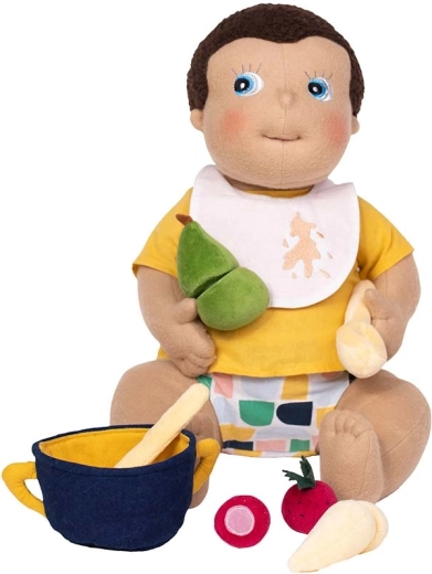Feeding play that teaches caring