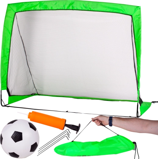 Jalgpallivärav 120 × 90 cm palli ja pumbaga