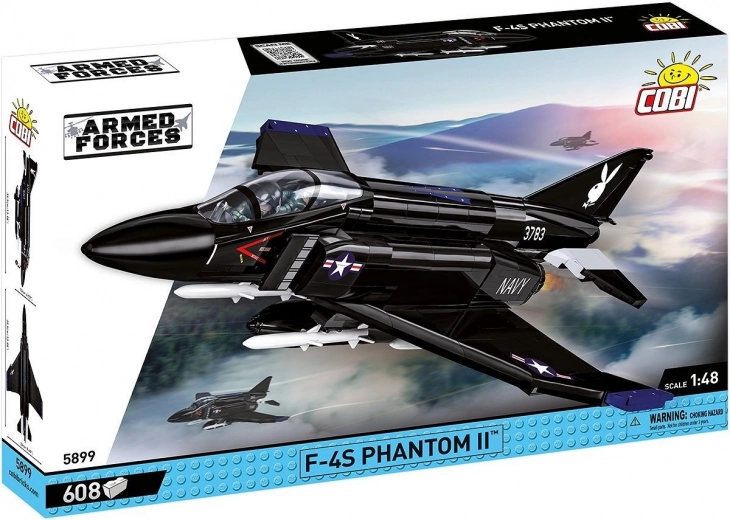 COBI F-4S Phantom II Black Bunny Building Set – 608 pieces