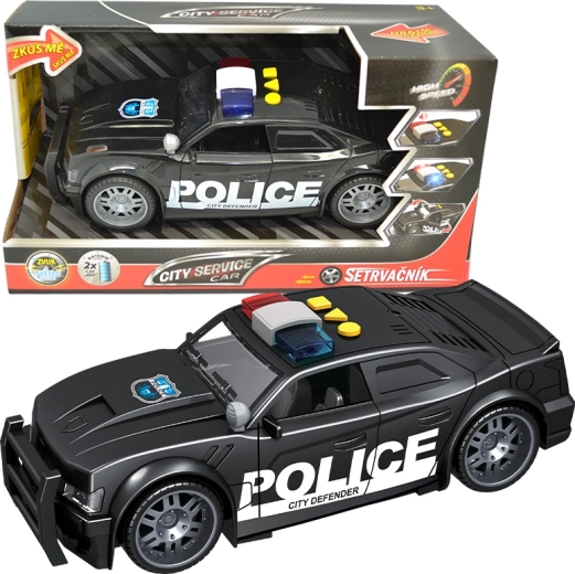 City Service Police Car 1:14 with lights and sounds