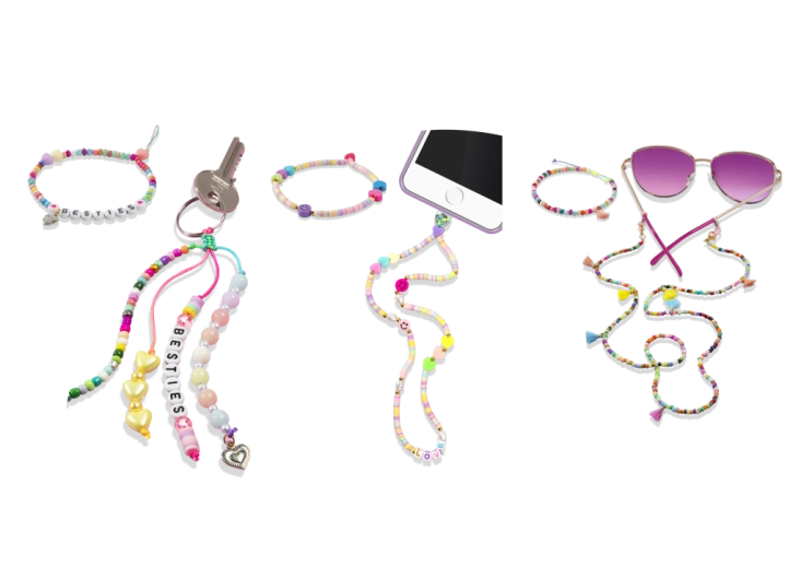 Personalization with letters and charms