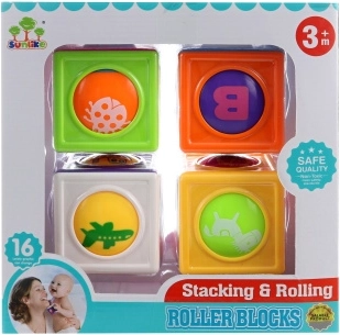 Educational cubes for little ones with rotating pictures