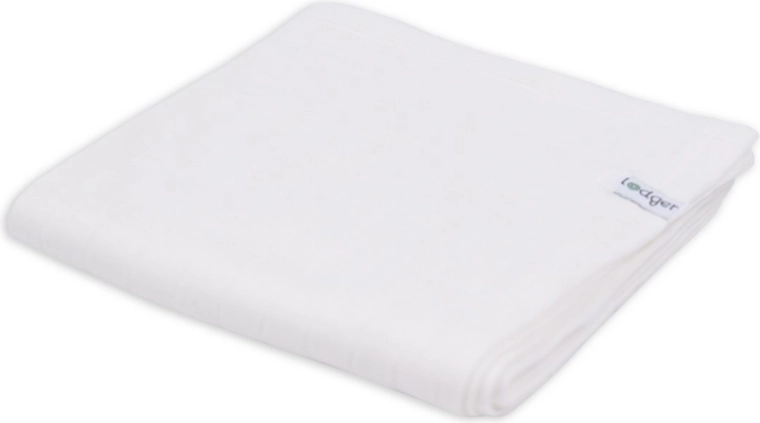 Lodgeri orgaanilisest puuvillast swaddler Solid Cloud Dancer 70 × 70 cm – 1 tk