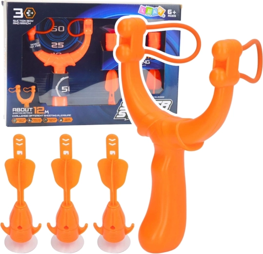 Super Strike Shooting Set – Slingshot with Suction-Cup Darts, 3 pcs